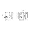 Serrure monopoint en applique ALPHA cylindre rond vertical fouillot droite BRICARD 452110 photo du produit