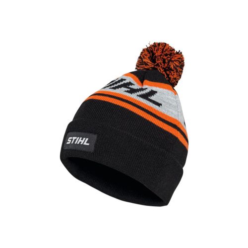 Bonnet à Pompon 24 noir - orange - gris STIHL 0421-600-0200 photo du produit