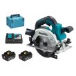 Scie circulaire 18V Li-ion LXT + 2 batteries 5 Ah + chargeur en coffret Makpac MAKITA DHS661RTJU photo du produit