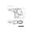 Perforateur-burineur 18V Metabo SDS Plus KH18 LTX BL 24 Q (sans batterie ni chargeur) + coffret METABOX - 601714840 photo du produit Secondaire 1 S