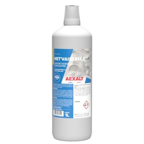 Liquide vaisselle Net'vaisselle citron vert bidon de 1 L AEXALT VM721 photo du produit Principale L