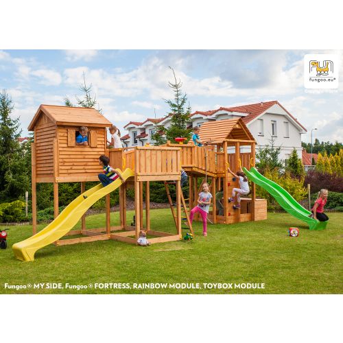 Aire de jeux Maxi set sized plaza - FUNGOO - 03527PT pas cher Secondaire 2 L