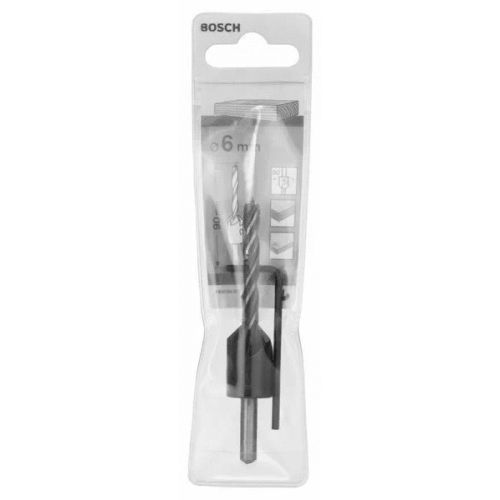 Mèche hélicoïdale avec fraise à lamer diamètre 6mm longueur 90mm - BOSCH - 2608596393 pas cher Secondaire 2 L