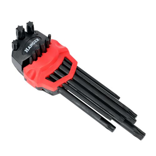 Jeu de 9 clés mâles étoiles noires HANGER 250118 photo du produit Secondaire 3 L