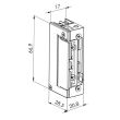 Gâche 2 temps ULTIMFIT 12-24V AC/DC - HERACLES - 1433 RFT pas cher