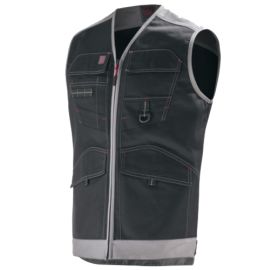 Gilet de travail TROWEL sans manches 9ATTUP noir/gris T1 - LAFONT - LA-9ATTUP-985-1 pas cher Principale M