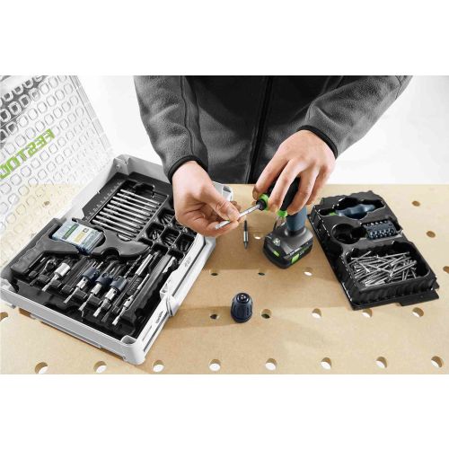 Perceuse-visseuse 10,8 V TXS 12 2,5-Set + 2 batteries 2,5 Ah + chargeur + coffret SYSTAINER SYS3 DF M 187 FESTOOL 576874 photo du produit Secondaire 7 L