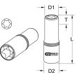 Douille à chocs longue 3/4 '' Torx E30 pour Mercedes KS TOOLS 460.0014 photo du produit Secondaire 1 S
