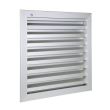 Grille de ventilation 200 x 200 mm aluminium gris RENSON 41122 photo du produit