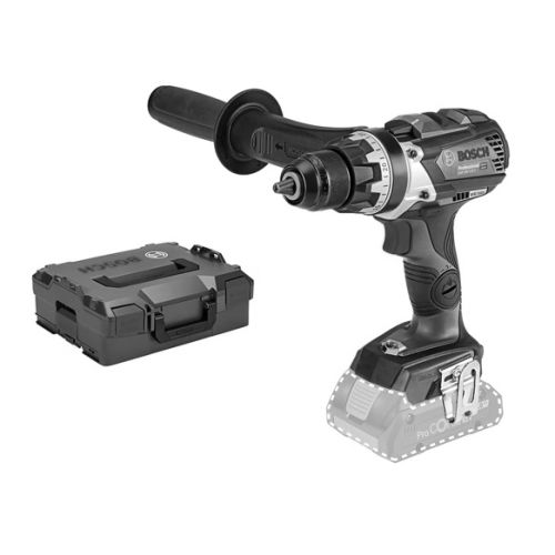 Perceuse-visseuse 18V GSR 18V-110 C (sans batterie ni chargeur) + L-BOXX - BOSCH - 06019G0109 pas cher