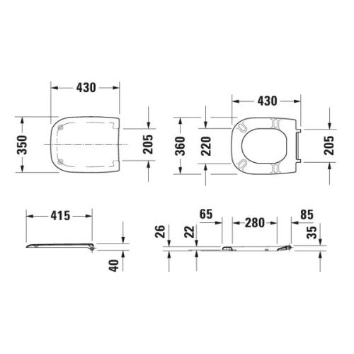 Abattant WC Woody Pin charnières zinc - 1ER - Mr.Bricolage