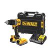 Perceuse-visseuse à percussion 18 V XR Powerstack Brushless + 2 batteries 1,7 Ah + chargeur + coffret T-STAK DEWALT DCD805E2T-QW photo du produit