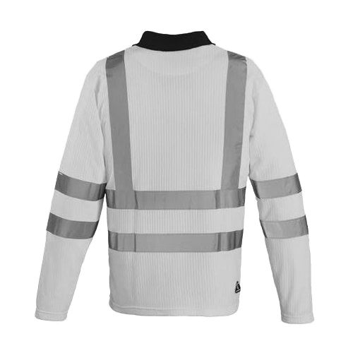 Polo YARD manches longues HI-VIZ poly/coton jaune fluo T2XL - COVERGUARD - 7YAPYXXL pas cher Secondaire 1 L