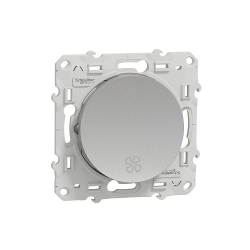 Interrupteur VMC ODACE sans position arrêt aluminium - SCHNEIDER ELECTRIC - S530233 pas cher