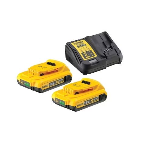 Pack 2 batteries 18 V 2 Ah XR Li-Ion + chargeur DEWALT DCB115D2-QW photo du produit Secondaire 1 L