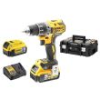 Perceuse-visseuse sans-fil Dewalt XR DCD792P2B 18 V + 2 batteries 5 Ah + chargeur + coffret T-Stak photo du produit