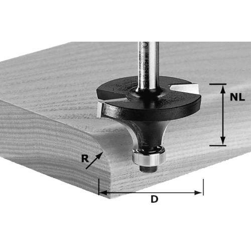 Fraise à moulurer HW S8 D16,7/R2 KL - FESTOOL - 491009 pas cher Secondaire 1 L