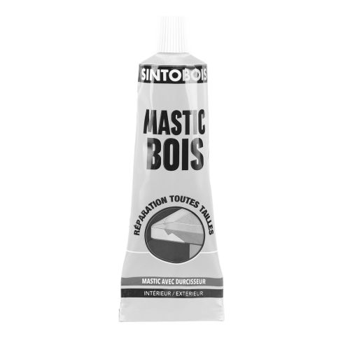 mastic bois standard SINTOBOIS acajou en blister 60g+8g - SINTO - 139775 pas cher