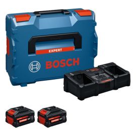 Starter set Bosch EXPERT 2 batteries 18V 8.0Ah + 1 chargeur EXAL 18V2-320 + L-BOXX - 1600A0373X pas cher Principale M