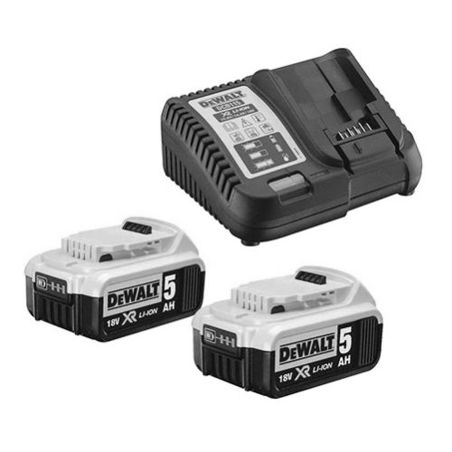 Scie circulaire DCS391NT 18 V + 2 batteries 5Ah + chargeur + coffret TSTAK - DEWALT - DCS391P2 pas cher Secondaire 2 L