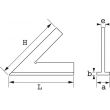 Equerre à chapeau à 45° 150x150mm - SAM OUTILLAGE - E8-150 pas cher Secondaire 1 S