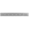 Grille métallique à persiennes Alu Anodisé avec moustiquaire 100x200mm - AUTOGYRE - 512010 pas cher