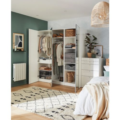 Radiateur &eacute;lectrique 1000 W OROSI horizontal blanc SAUTER 80162918 photo du produit Secondaire 5 L