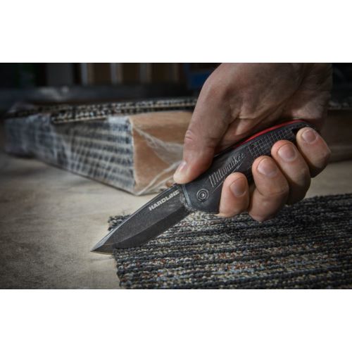 Couteau HARDLINE pliant à lame lisse 75 mm MILWAUKEE 48221994 photo du produit Secondaire 5 L