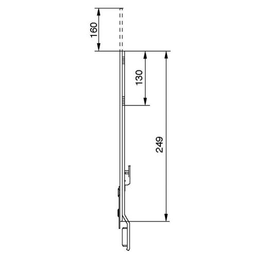 RALLONGE MALE 590MM 1G pas cher Secondaire 1 L