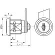 Batteuse type 14200-01 1/2 tour 2 sortie de clé - RONIS - 16600 pas cher Secondaire 1 S