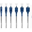 Trousse de 6 m&egrave;ches plates Self Cut Speed 13 - 16 - 19 - 20 - 22 - 25 mm BOSCH EXPERT 2608902109 photo du produit Secondaire 2 S