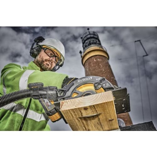 Scie circulaire 190 mm 54 V XR FLEXVOLT + 2 batteries 9 Ah + chargeur + coffret TSTAK VI DEWALT DCS578X2-QW photo du produit Secondaire 8 L