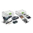 Scie sauteuse 18V CARVEX PSC 420 HPC 4,0 EBI-Set + 1 batterie 4 Ah + chargeur en coffret SYSTAINER SYS 3 - FESTOOL - 576523 pas cher