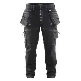 Pantalon X1900 Artisan Stretch 2D noir T56C &ndash; BL&Aring;KL&Auml;DER - 199911419900D120 pas cher Principale M