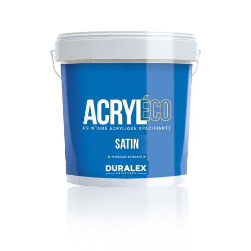 Peinture finition Acryl'éco satin blanc gamme ECO 15 l DURALEX 117100231 photo du produit Secondaire 1 L