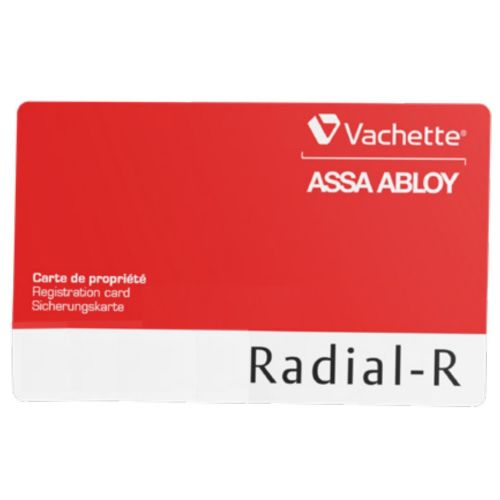 Carte de propriété RADIAL-R dulplicata VACHETTE 29219000 photo du produit Principale L