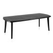 Table extensible ATLANTIC en polypropylène anthracite L170+55cm - SHAF - 55045 pas cher Secondaire 1 S