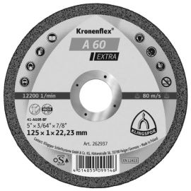 Disque à tronçonner KRONENFLEX Klingspor A 60 Extra - 262937 pas cher Principale M