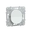 Mécanisme bouton poussoir OVALIS 10 A blanc SCHNEIDER S320206 photo du produit