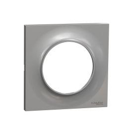 Plaque ODACE Styl alu 1 poste - SCHNEIDER ELECTRIC - S520702E pas cher Principale M
