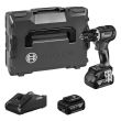 Perceuse visseuse 18V GSR 18V-90 C + 2 batteries GBA 4Ah + chargeur en coffret L-BOXX - BOSCH - 06019K6003 pas cher