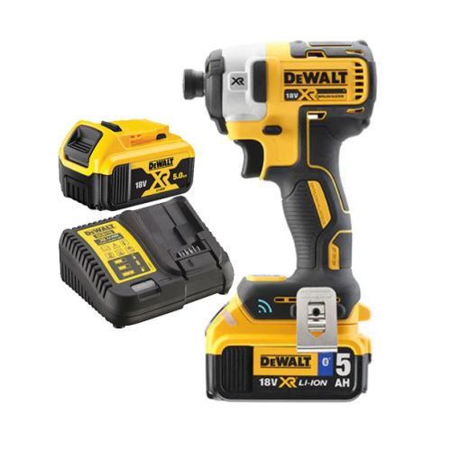 Visseuse à chocs sans fil XR Dewalt DCF888P2B 18 V + 2 batteries 5 Ah + chargeur + Tstak photo du produit