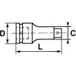 Cardan impact 1/2'' - SAM OUTILLAGE - NS-240 pas cher Secondaire 1 S