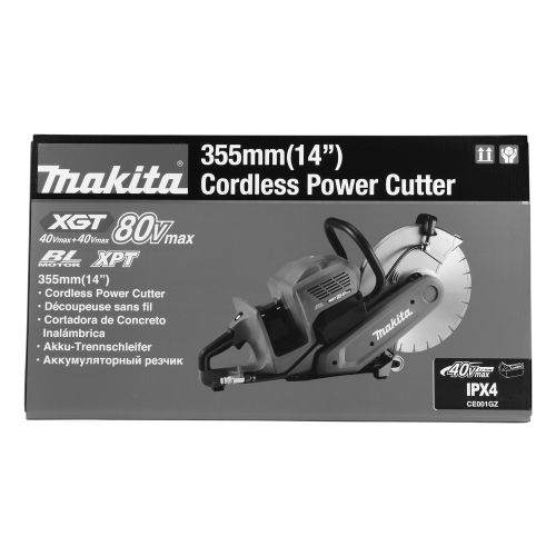 Découpeuse XGT 80V D 355mm (sans batterie ni chargeur) - MAKITA - CE001GZ pas cher Secondaire 8 L