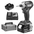 Visseuse à chocs LXT 18V 180Nm + 2 batteries 5Ah + chargeur rapide + coffret MAKPAC - MAKITA - DTD171RTJ pas cher