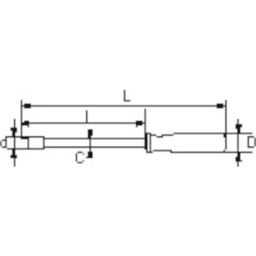 Rallonge 1/4'' emmanchée - SAM OUTILLAGE - R-225C pas cher Secondaire 1 L