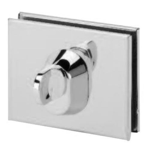 Serrure basse à bouton demi-cylindre chromé mat - STREMLER - 1352.31.0 pas cher