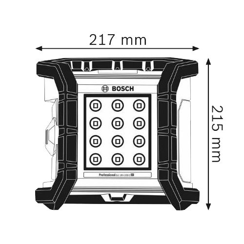 Lampe 18V GLI 18V-1200 C Professional  (sans batterie ni chargeur) en boîte carton - BOSCH - 0601446700 pas cher Secondaire 3 L