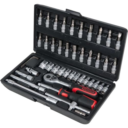 Coffret de douilles et accessoires 1/4 '' 46 pièces KS TOOLS 911.0646 photo du produit Secondaire 1 L