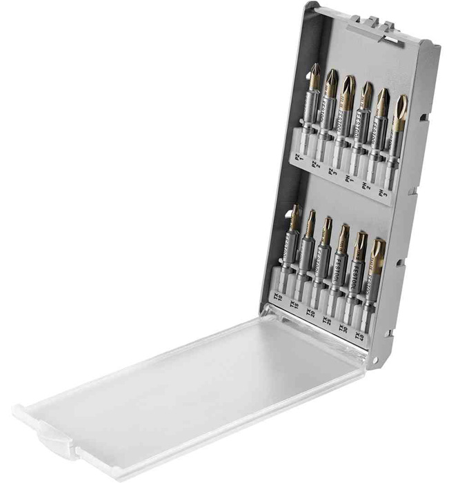 Festool Coffret d'embouts Phillips 12 pièces